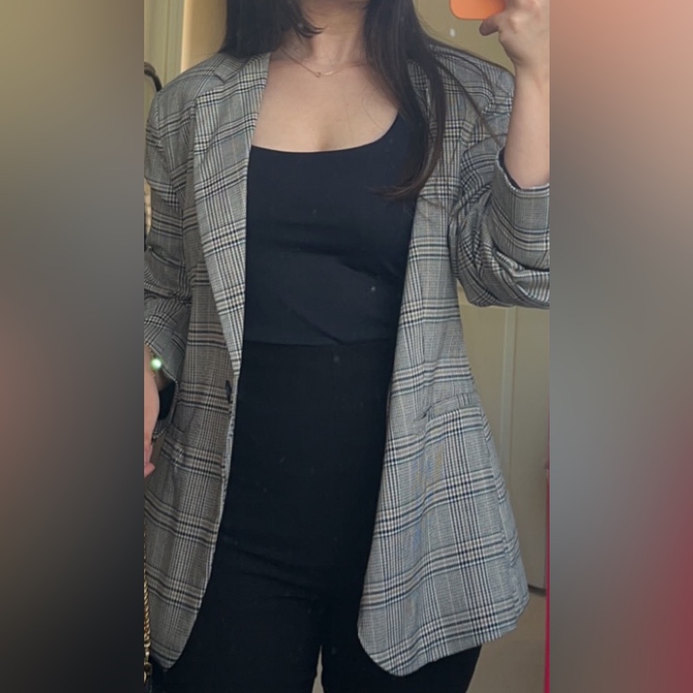 Zara Plaid women’s blazer